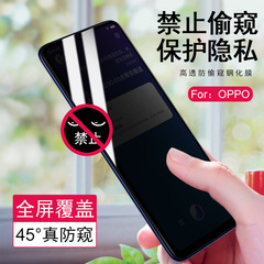 適用OPPO A2M A58 K11 RENO8PRO+防爆防隱私手機防偷窺鋼化膜批發