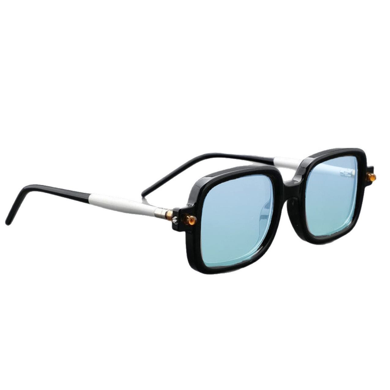 Nueva literatura y arte de alto nivel marco cuadrado daltonismo débil gafas de edad con grado de gafas de edad retrógrado marco de gafas