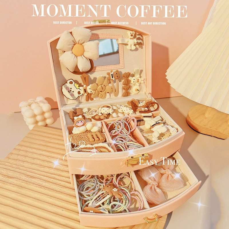 Подарки на день рождения для девочек Ювелирные украшения коробка для хранения девочек Детская принцесса коробка для ювелирных украшений