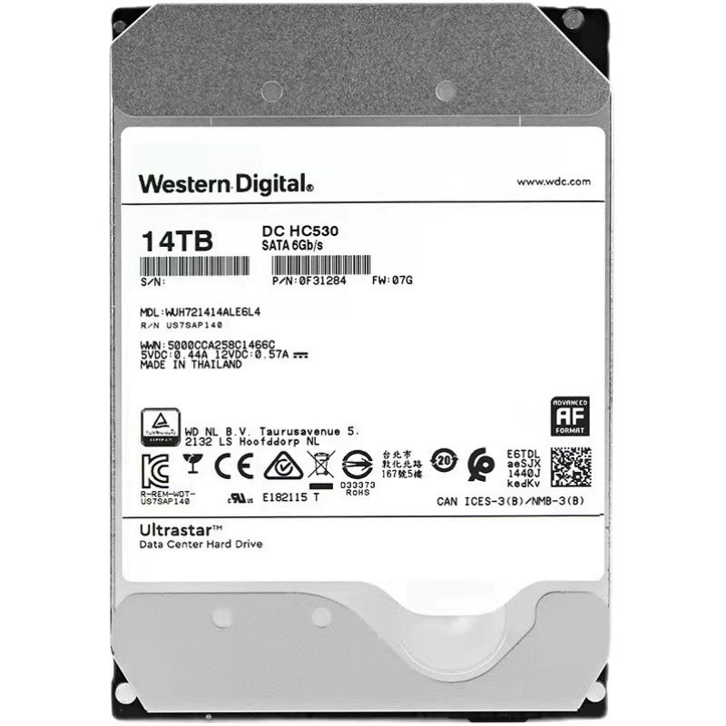 Подходит к WD/Western Digital wuh721414ale6L4 14Т 7.2К SATA3 Enterprise жесткий диск мониторинга