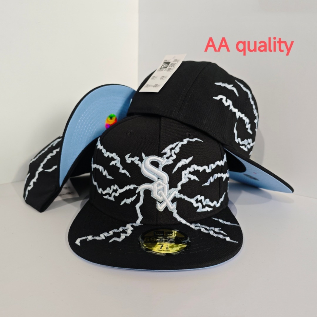 Gorra de béisbol de la liga de equipos de comercio exterior transfronterizo, novedad 2026, superventas, con patrón AA, de ala plana, a la moda y de talla estándar.