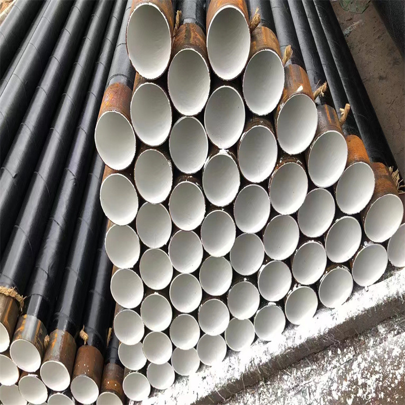 四川法兰连接涂塑消防钢管  水泥砂浆防腐钢管    环氧粉末涂塑