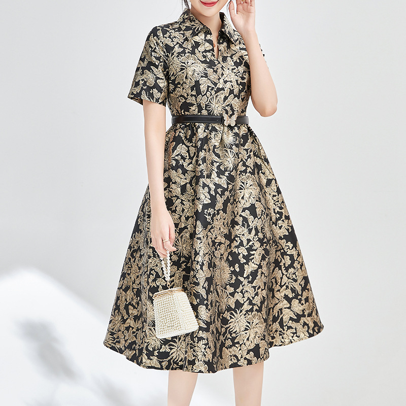 Đầm suông nữ midi mùa hè — 2403406 - Hạnh chi tiết 4