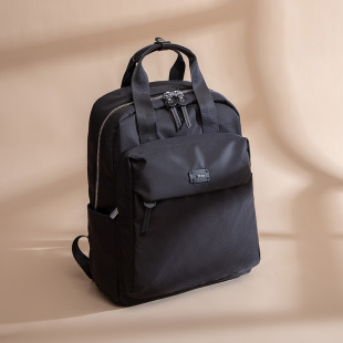 Backpack women's 14-inch computer bag College student schoolbag fashion trendy commuter bag business Oxford cloth travel bag