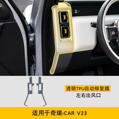 Tpu Protective Film, Car interior film - 25-models-of-chery-icarv23-left-and-right-air-outlets