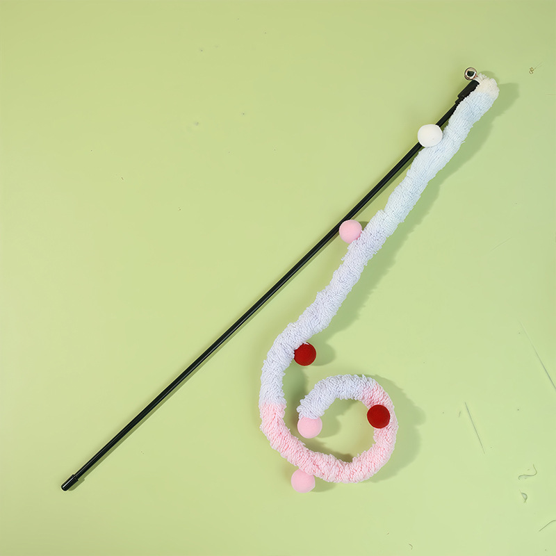 Gato divertido palo, campana, plumas de alambre de acero, juguetes para gatos, auto-hi, juguetes para gatos, artefactos mágicos para gatos, mascotas, juguetes para gatos