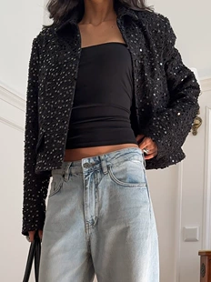 (Cross-border trading), fitted trend fashionable jacket