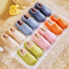 Waterproof demi-season slippers, footwear, non-slip fleece keep warm bag platform for pregnant