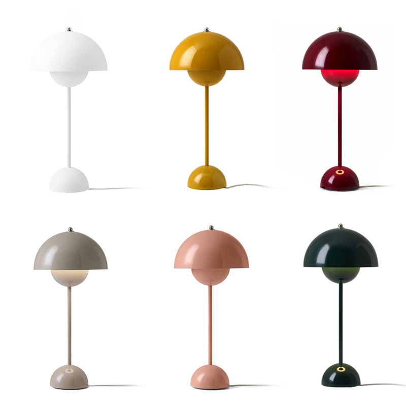 Cross-Border Desk Lamp Designer Nordic Modern Study Room Creative Mushroom Bud Desk Lamp Wedding Room Bedroom Bedside Decorative Lamp Cross-Border Desk Lamp Designer Nordic Modern Study Room Creative Mushroom Bud Desk Lamp Wedding Room Bedroom Bedside Decorative Lamp
