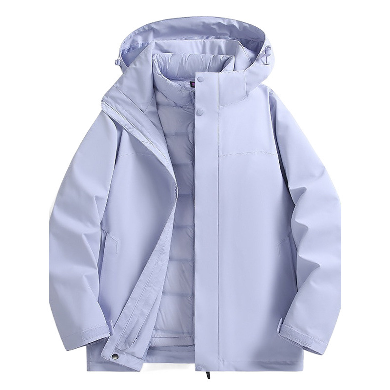 Capa de asalto de cáscara dura al aire libre hombre 3 - en - 1 chaqueta de alta gama mujer a prueba de viento impermeable a prueba de lluvia tormentosa ropa de montaña turística