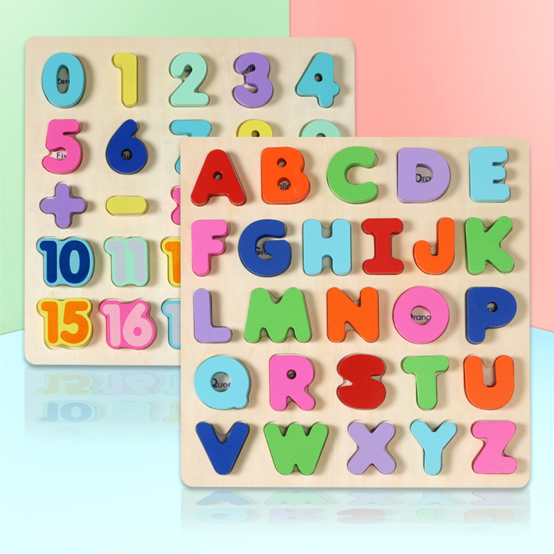 Junta cognitiva digital para niños 2-6 letras inglesas rompecabezas bloque de construcción emparejados ayuda educativa de iluminación 2 - 6 años de edad juguetes 3