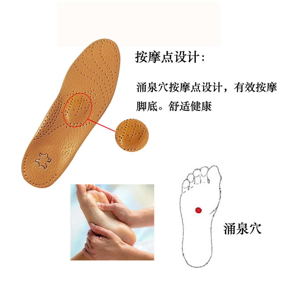 Nuevas plantillas de cuero de látex, zapatos de ortopedia, plantillas de ortopedia, arco de soporte, unisex