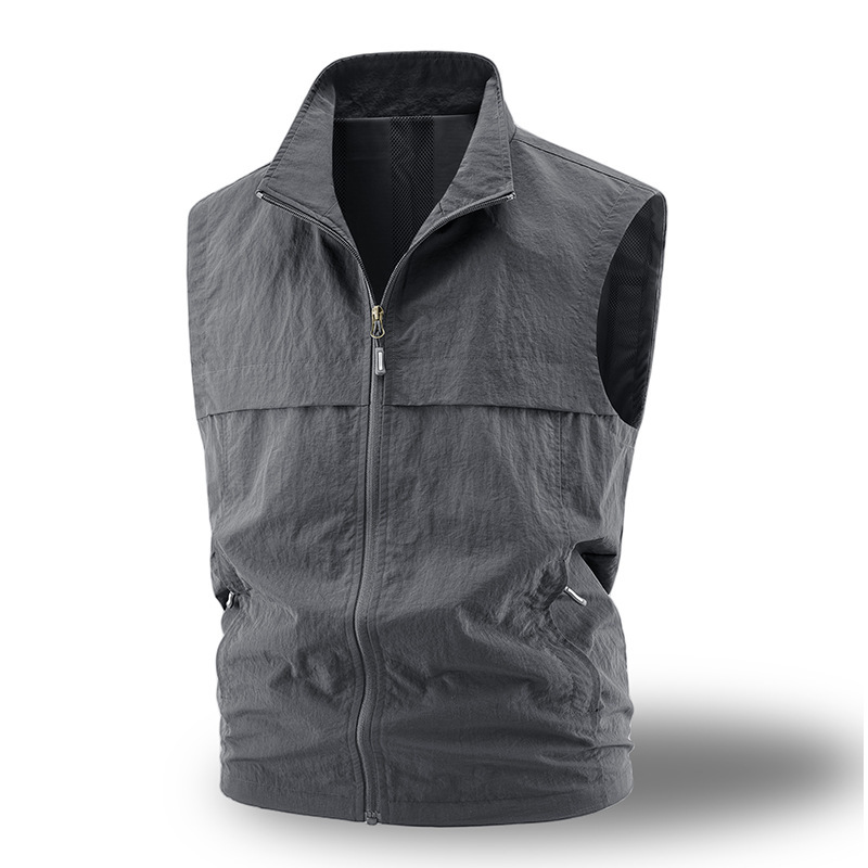Men's Vest 2026 Spring and Summer Outdoor Four-Season Sleeveless Vest Group Purchase Gilet Jacket Photography Fishing Vest
