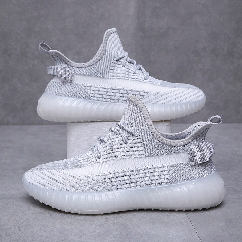 Coconut Shoes 2026 New Model Unisex Summer Breathable Mesh Shoes Men's New Trendy 350 Flyknit Sports Casual Shoes