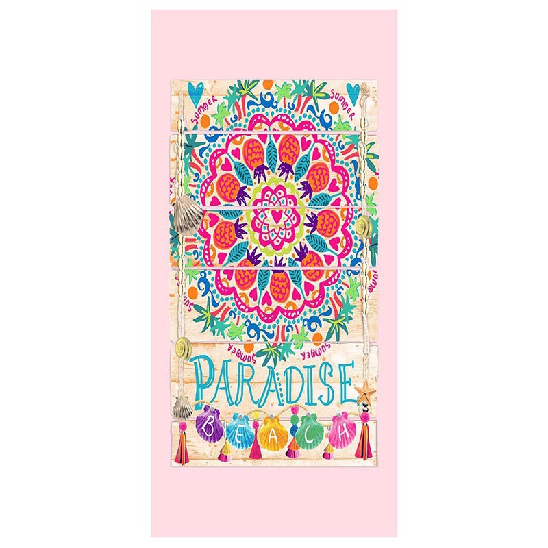 Bath Towel Cross-Border Popular Hawaiian Island Style Home Bath Microfiber Beach Towel * Printed