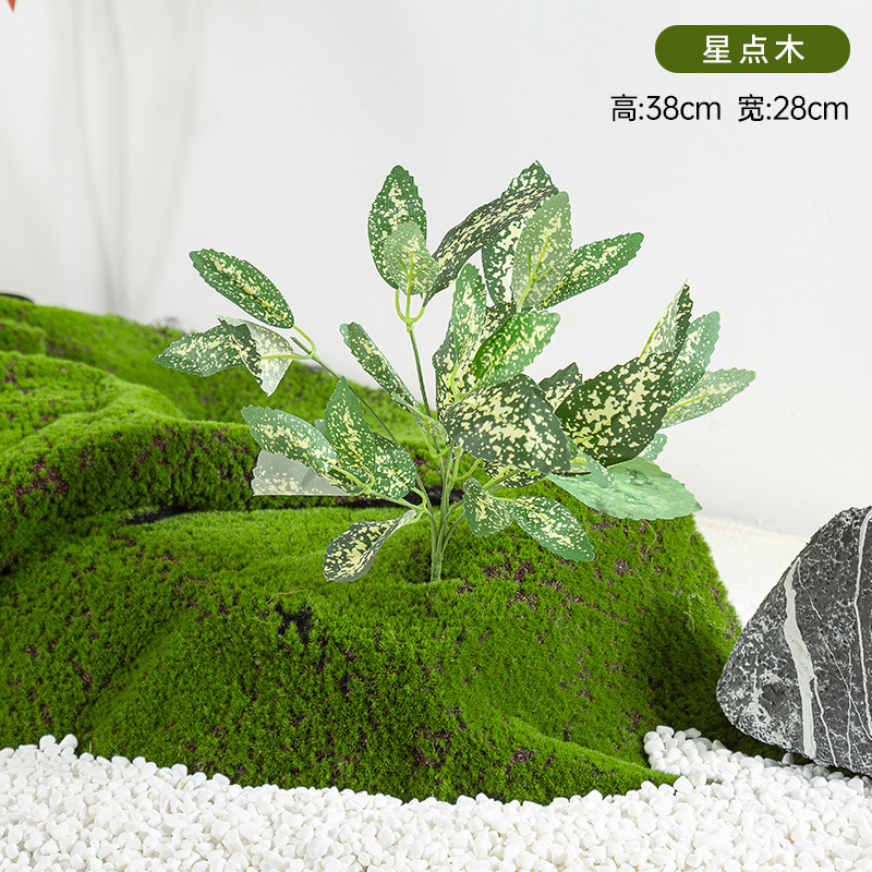 Simulación de plantación y paisajismo verde, materiales de distribución pequeños de todo uso, materiales auxiliares, arreglos florales, helechos, césped falso, decoración de plantas pequeñas, decoración de paisaje image 27