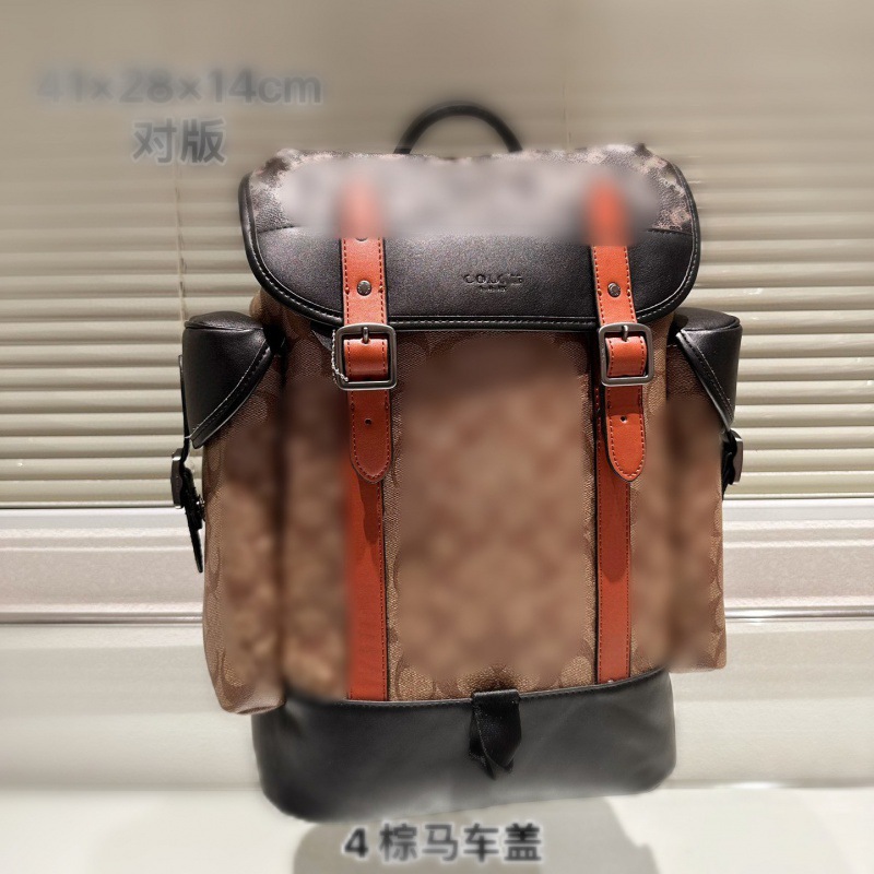 2023 nueva mochila tridimensional de gran capacidad mochila de cuero para hombres bolsa de viaje casual transfronteriza bolsa de viaje grande