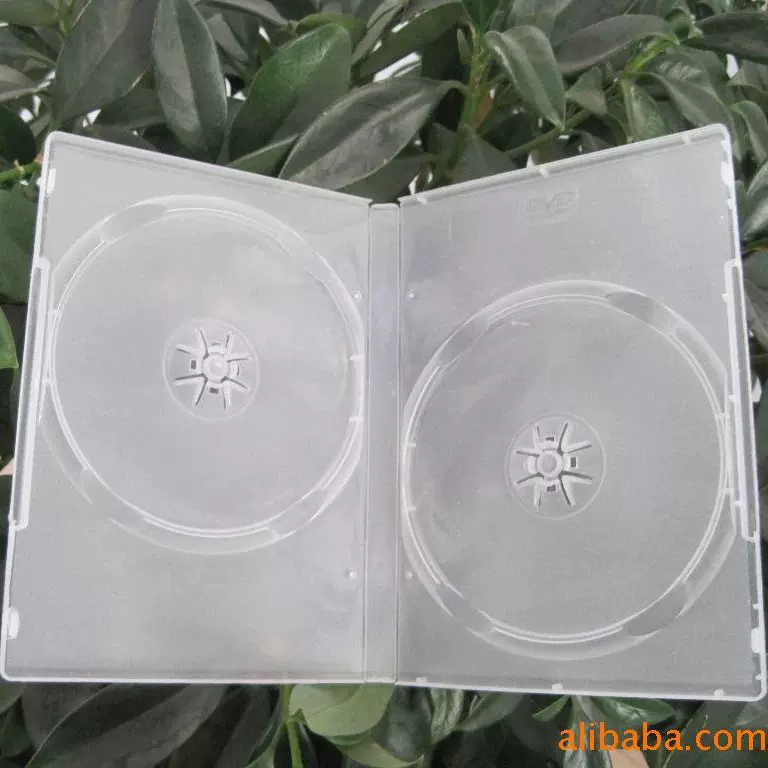厂家供应DVD盒圆角透明双面盒 PP塑料包装盒