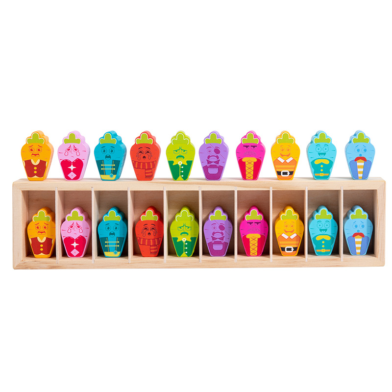 Juego de mesa educativo transfronterizo TikTok de madera para emparejar colores de botellas, juego de memoria interactivo y divertido para padres e hijos image 9