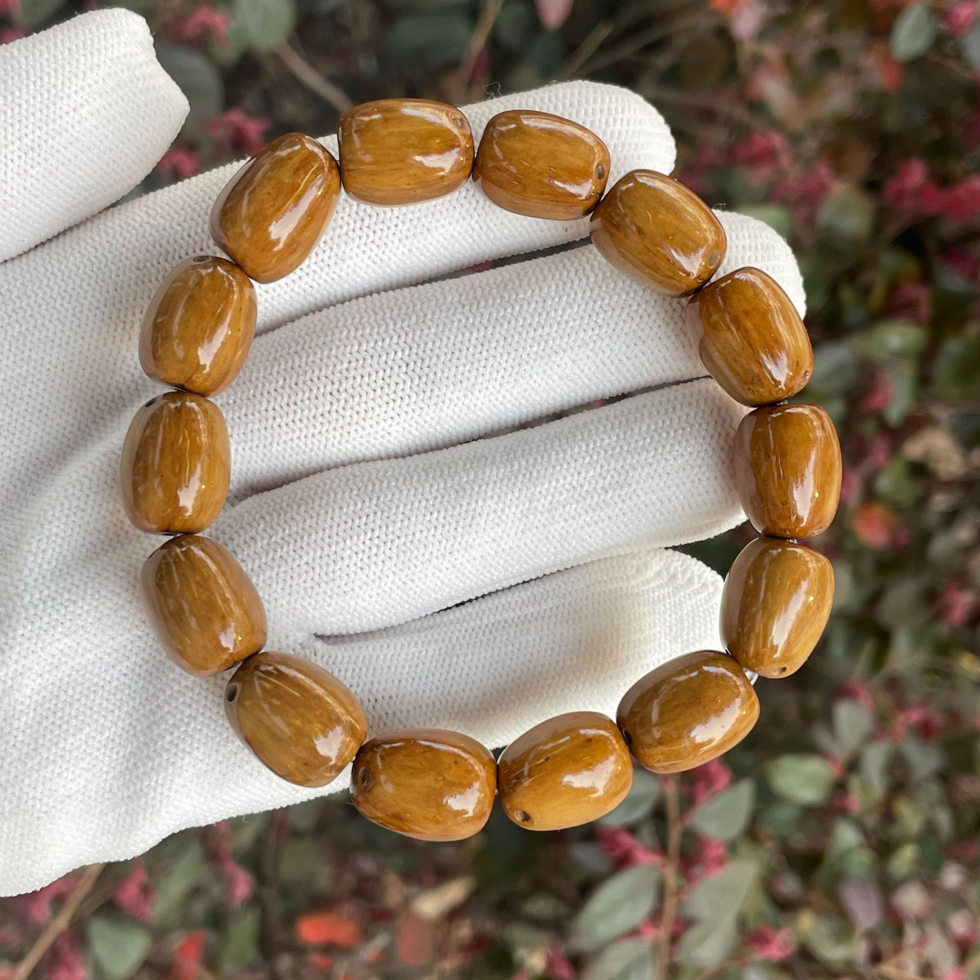 Original Ecología rica multi-tesoro pulsera de raíz de Bodhi color caramelo solo círculo bobinado suave tiro alto tres colores pulsera Bodhi