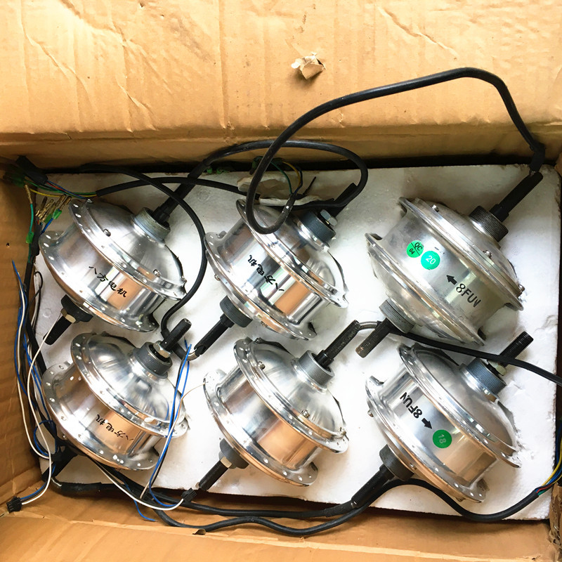 Spoke Wheel Modified into a Power-Assisted Bicycle Modified into an Electric 24V Lithium Battery Motor 36V Drive 48V Motor Rear Drive