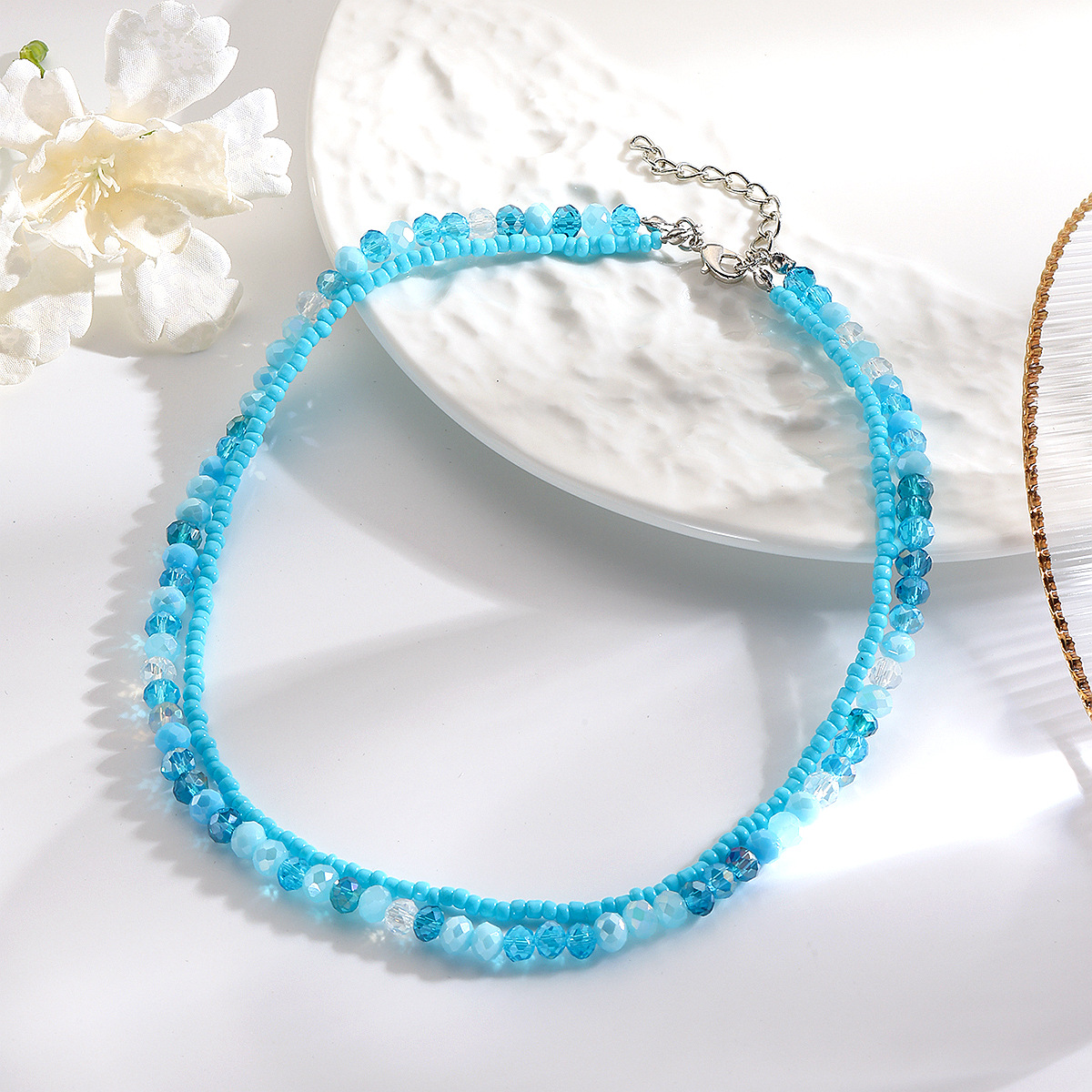 Colar y de pérolas com tassel elegante corrente para mulher_voghion.com