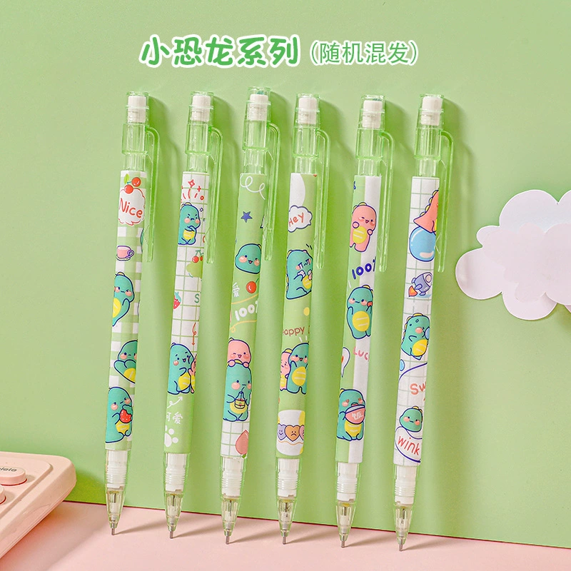 Креативные водители Automatic Pencil Pressing Pencil Animals Various Primary School Students High Beauty Value Activities Cute