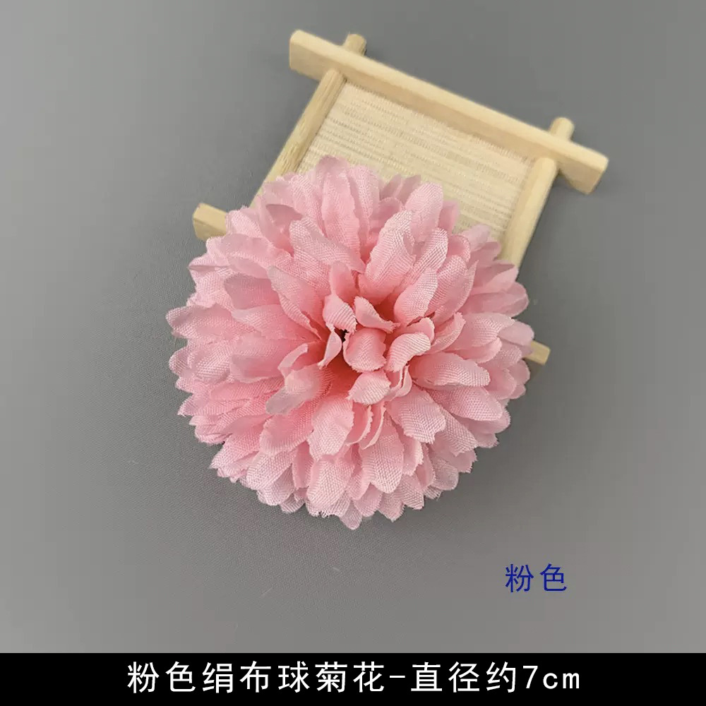 Flores artificiales flores rosadas bricolaje accesorios hechos a mano tocado de estilo antiguo accesorios de material de flor de horquilla arreglos florales de pared de flores de boda
