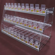 自动推进香烟架子烟柜台烟柜便利店超市售烟架台式挂壁双用烟展柜