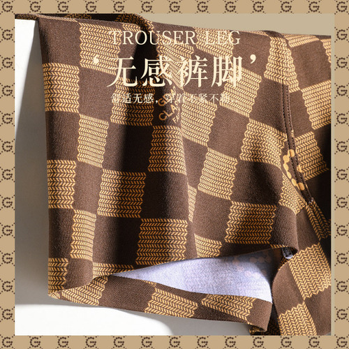  New Retro Luxury Pure Cotton Straight Leg Print Shorts Men's Underwear Fashion Trendy High-End Gift Box Set
