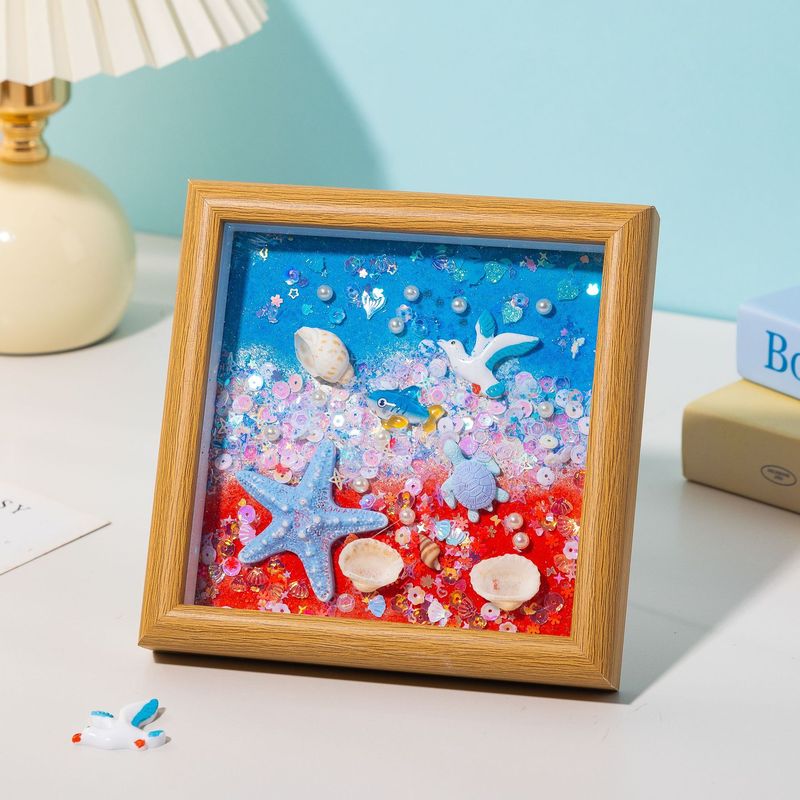 子供のシーン絵画 diy 手作り立体絵画クリーム接着剤 3D マイクロ風景絵画知育玩具材料パッケージ|undefined