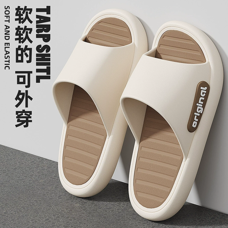 Летние тапочки для женщин, домашние, нескользящие, для ванной, пляжные сандалии из ЭВА, мужские тапочки, летняя оптовая продажа