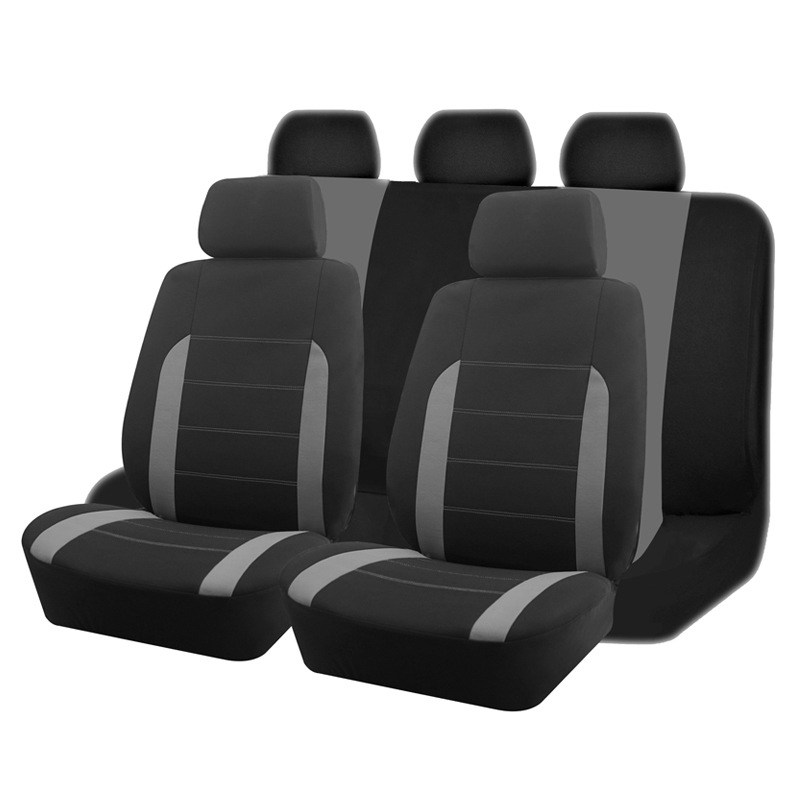 Funda de asiento de coche de venta caliente transfronteriza de tela de poliéster transpirable universal Four Seasons