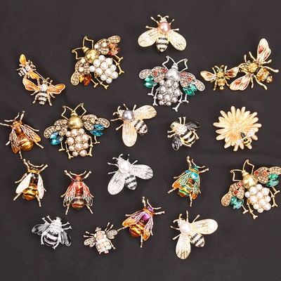 Yaxa sancaqları — Diamond Insect Brooch Bee Pin