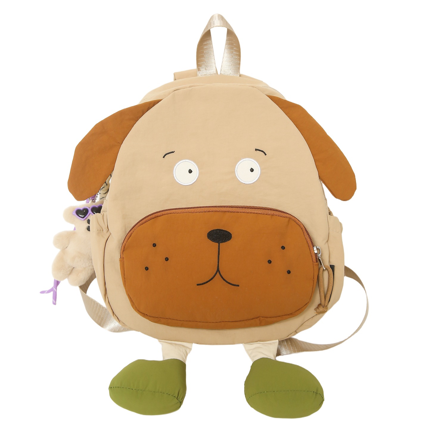 Mochila creativa transfronteriza en forma de perro, nueva moda coreana de alto valor, mochila de dama, mochila de dibujos animados de gran capacidad