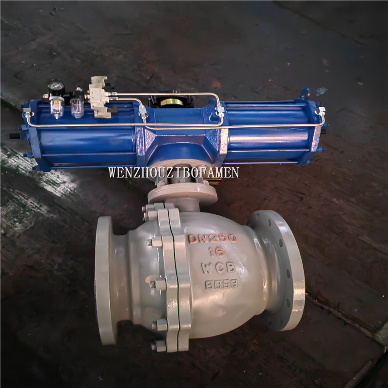 Q647MF 气动卸灰球阀 Q647MF-2.5C 双作用 单作用气动喷煤粉球阀