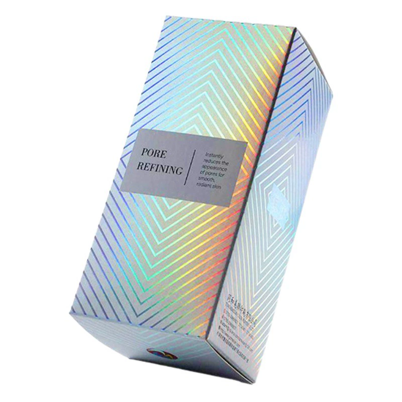 Лазерная УФ бронзирование ремесло бумажная коробка Лосьон бутылка внешняя упаковка фабрика ремесло Косметика Упаковка коробка оптом