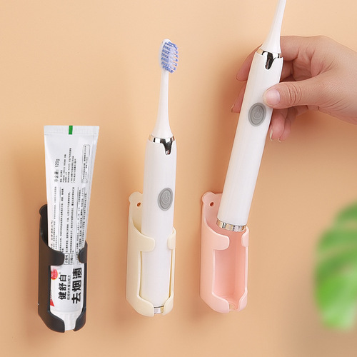 3702 Electric toothbrush holder automatic scaling clamp wall-mounted punch-free storage rack seat storage rack toothbrush holder