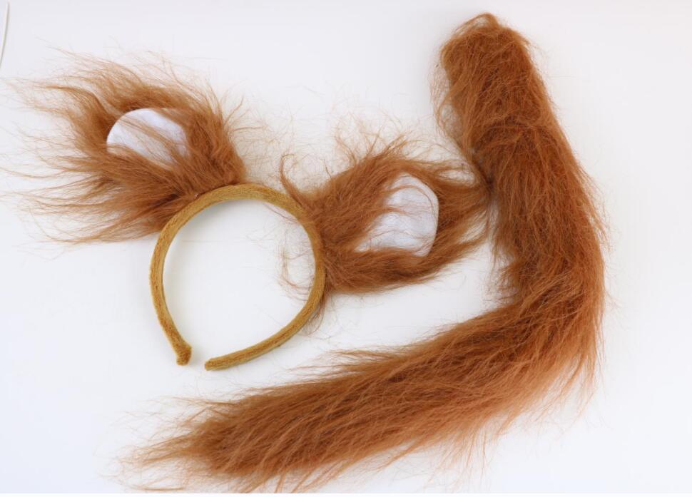 Halloween Déier Oueren kreativ Requisiten Zoo Léiw Oueren Kappband Kappschmuck_voghion.com