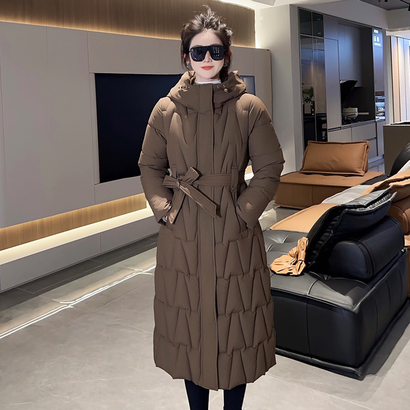 Trajes de invierno de madres de comercio exterior 2025 nuevos trajes de invierno de algodón de mediana edad chaqueta de algodón image 8