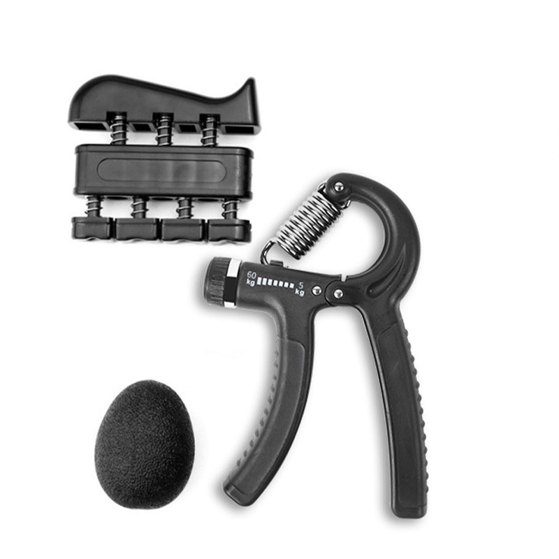 Traje de agarre en stock pulsera ejercicio mano fuerza agarre traje equipo de entrenamiento agarre conjunto de cinco piezas