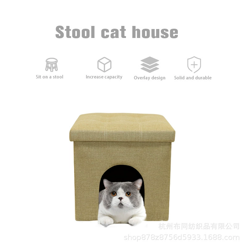 Кошкин дом кошачье гнездо четыре сезона универсальный кошачий дом складной кошачье гнездо собачье гнездо Крытая кровать для кошек Кошкин дом