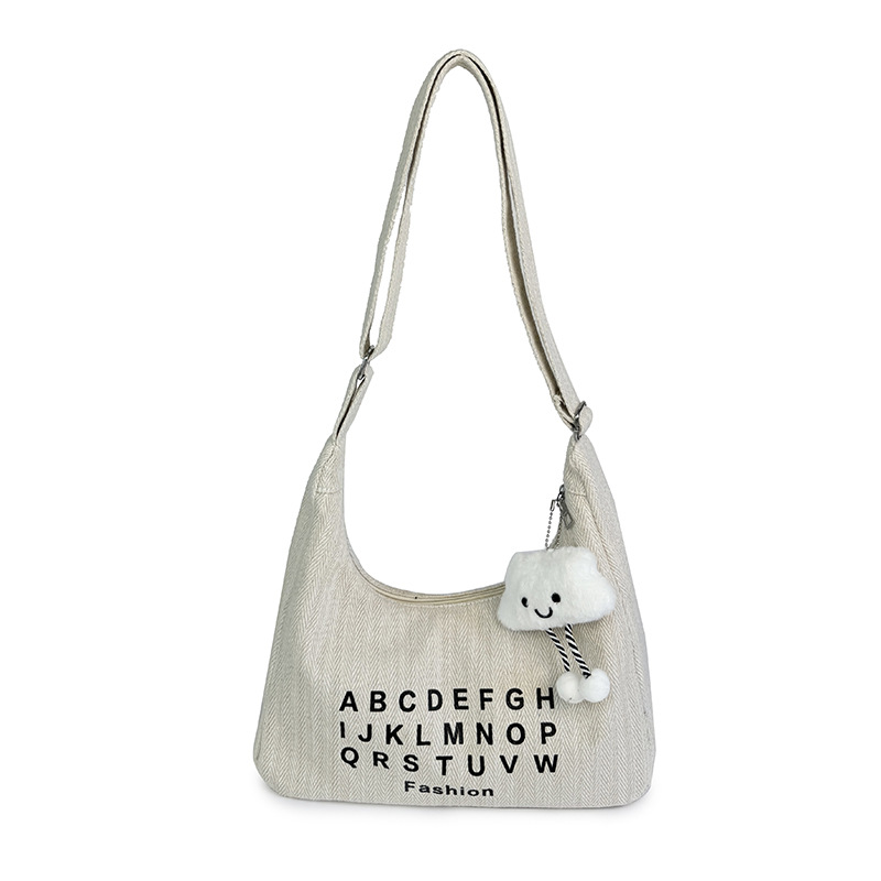Bolso Tote de gran capacidad de moda literaria para mujer 2024 verano nuevo bolso de hombro casual simple bolso de mensajero de sentido avanzado