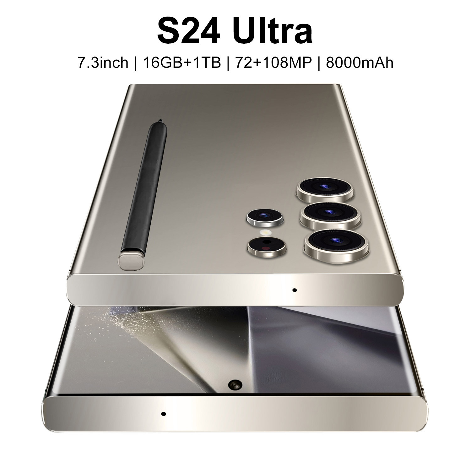 S24Ultra teléfono transfronterizo pantalla de 7.3 pulgadas Android 16 1T teléfono inteligente 4G spot al por mayor (modelos calientes)