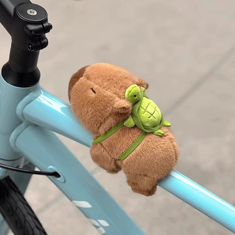 Kapibala Bicycle Accessories Doll Pendant Mountain Road Bike Cute Ornaments Doll Cycling Handlebar Accessories Kapibala Bicycle Accessories Doll Pendant Mountain Road Bike Cute Ornaments Doll Cycling Handlebar Accessories