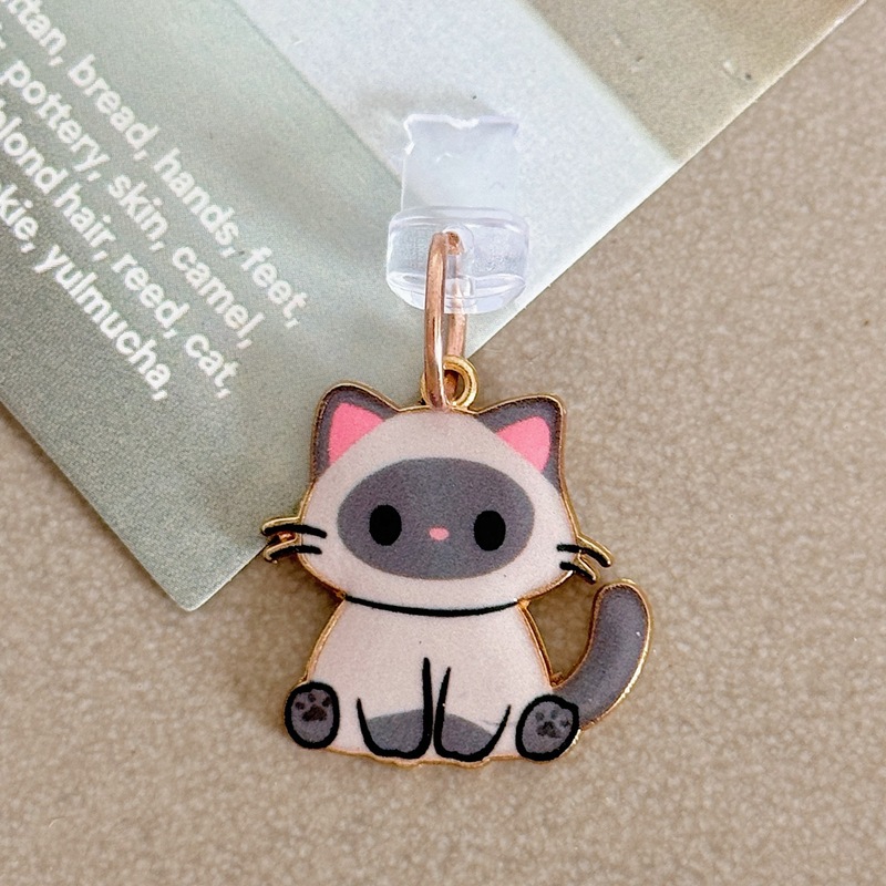 新しいかわいい猫の携帯電話防塵プラグペンダントジュエリー Apple Huawei Android 充電ポートに適しています|undefined