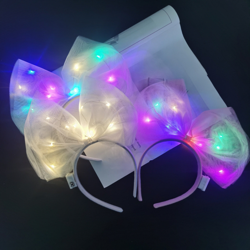 Barra de luz Concierto Estrella de cinco puntas Estrella brillante Diadema luminosa azul Barra de luz intermitente Accesorios de apoyo para la fiesta