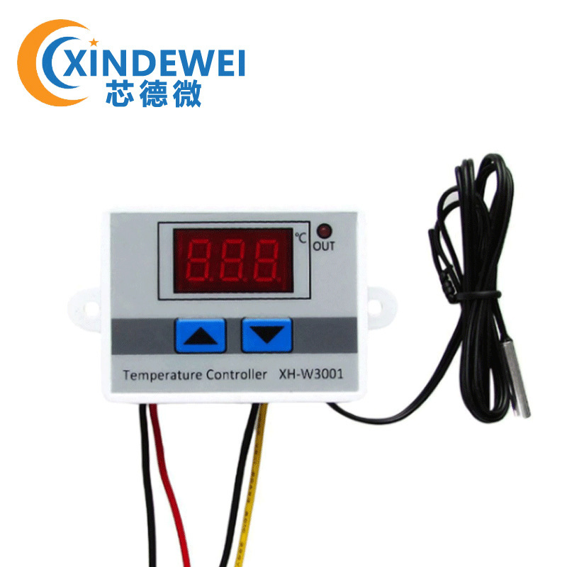 XH-W3001 microcomputer digital temperature controller thermostat intelligent electronic temperature control switch digital display