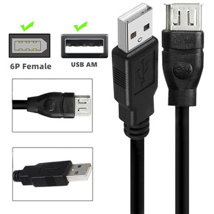 IEEE 1394�� Firewire 6 Pin ĸ�D USB 2.0 AM�D�Ӿ���추��a���C
