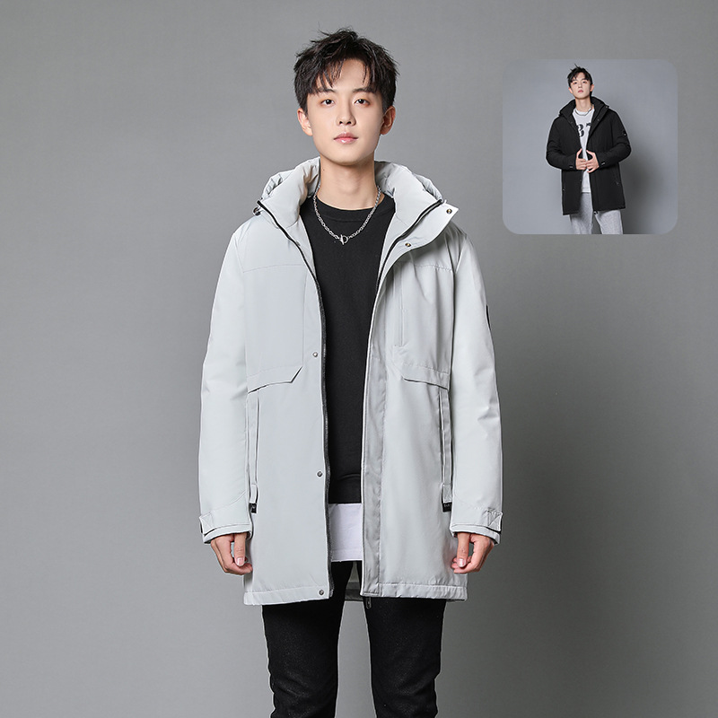 Windproof down jacket